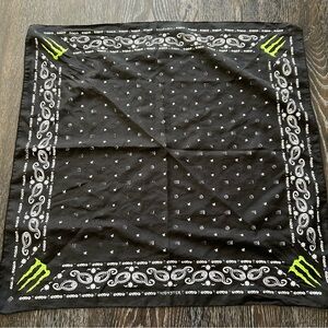 Monster Energy Black Bandana